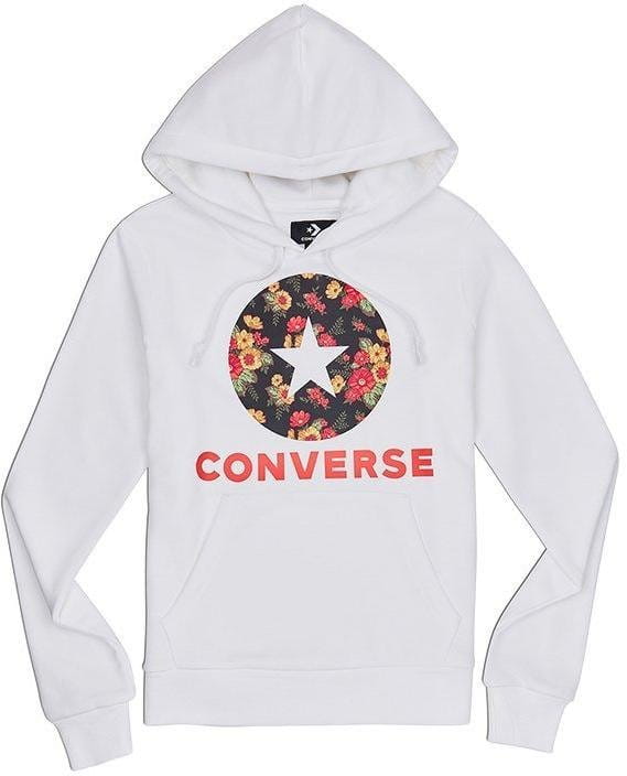 Mikina s kapucí converse bloom sweatshirt hoody