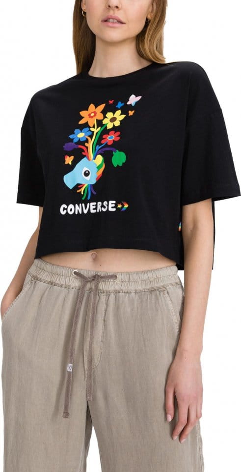 Unisexové tričko s krátkým rukávem Converse Pride Cropped