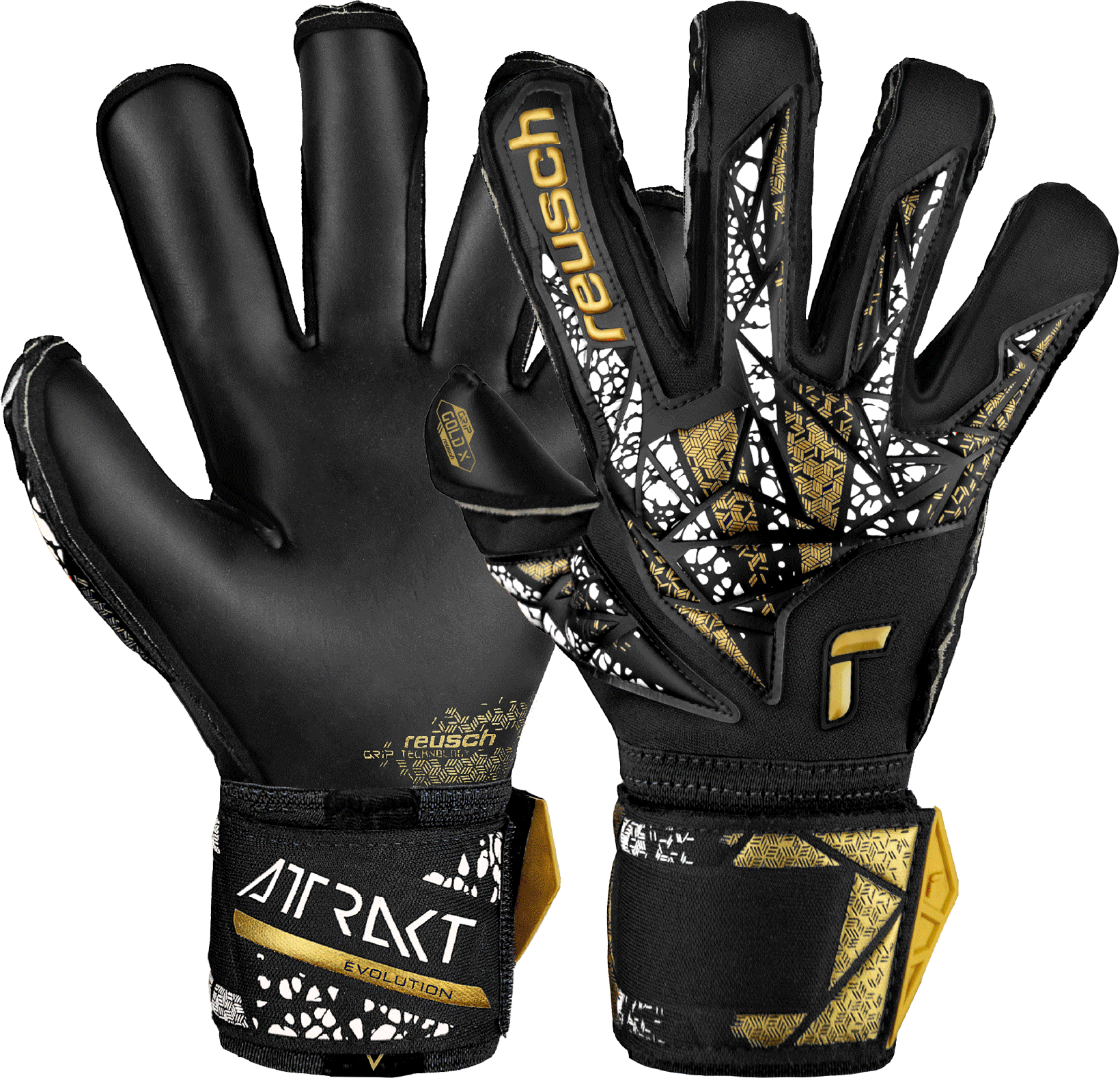 Brankářské rukavice Reusch Attrakt Gold X Evolution Cut Finger Support