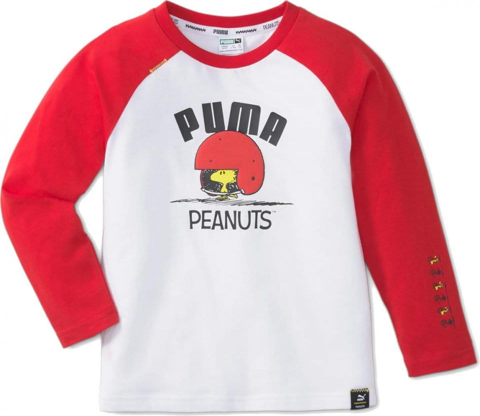 Dětské volnočasové tričko s dlouhým rukávem Puma x Peanuts