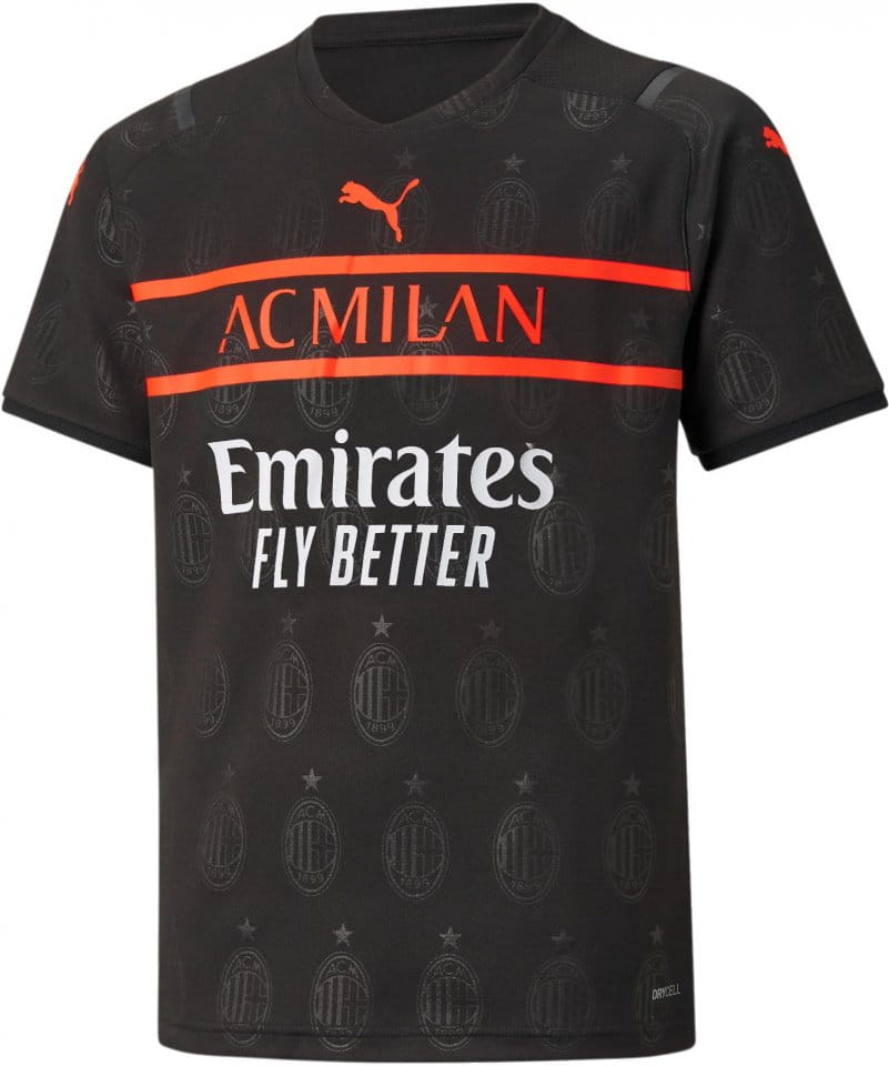 Dětský alternativní dres s krátkým rukávem Puma AC Milán 2021/22