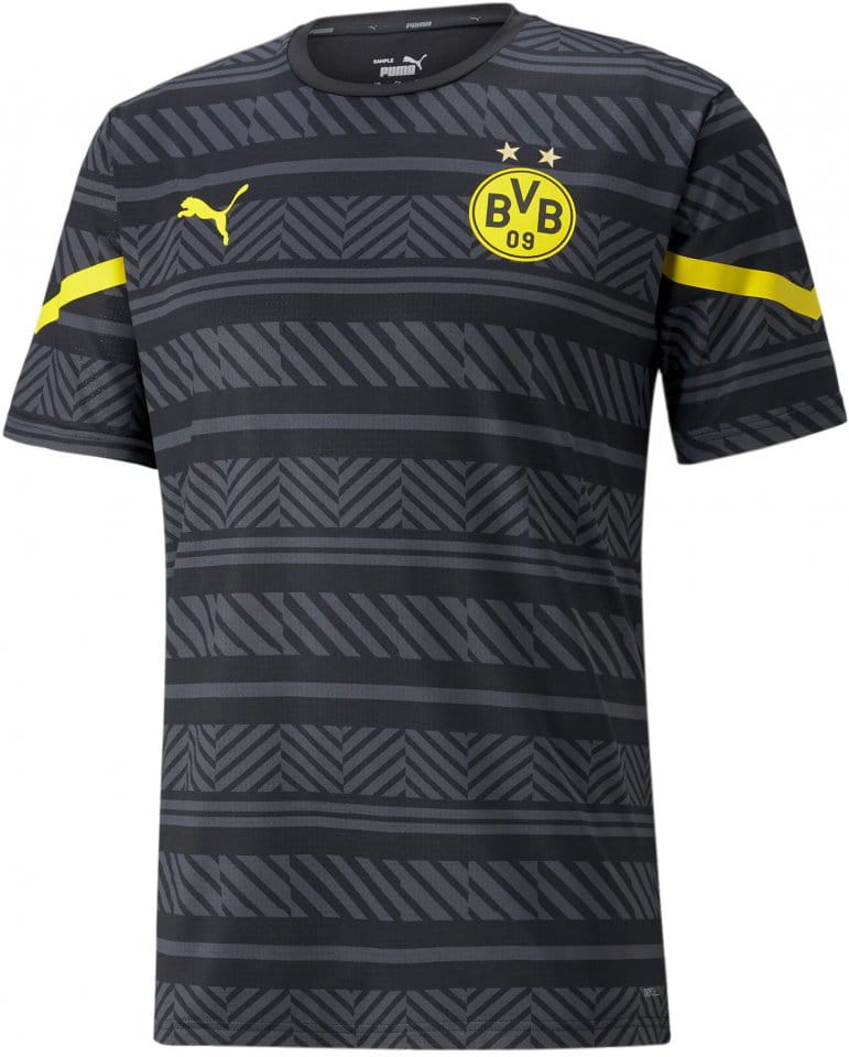 Pánské předzápasové tričko s krátkým rukávem Puma BVB Dortmund 2022/23