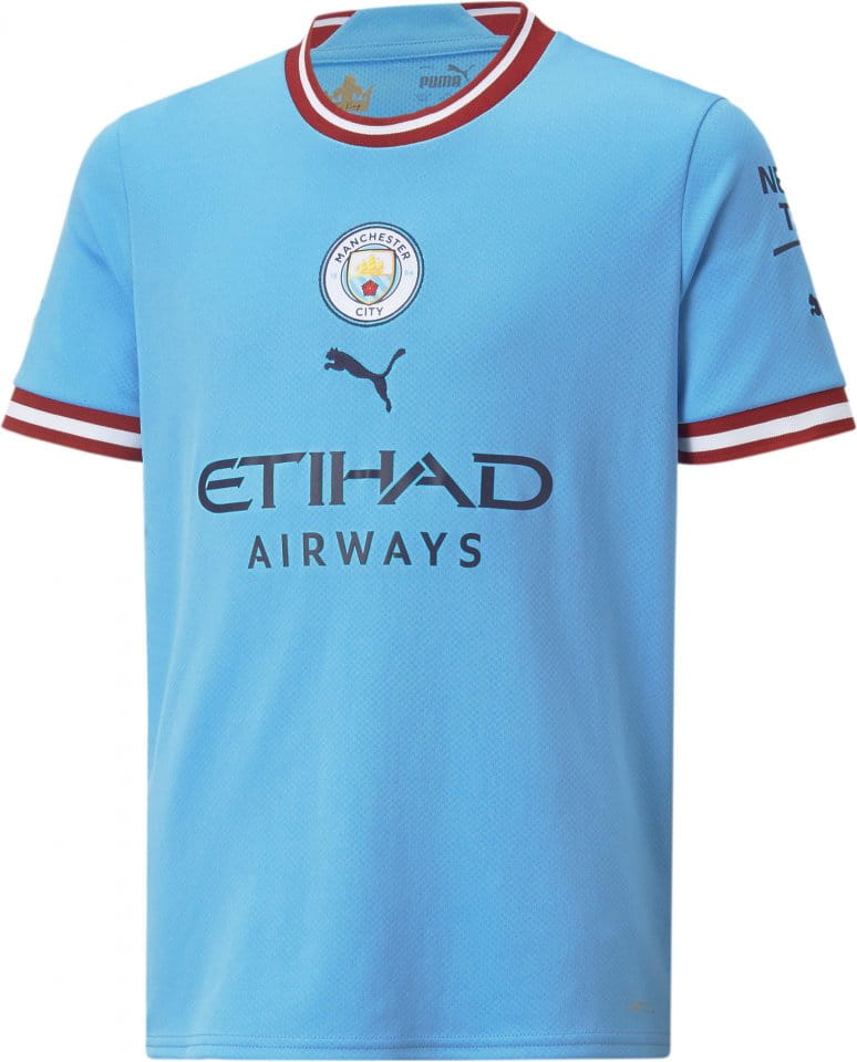 Dětský domácí dres s krátkým rukávem Puma Manchester City 2022/23