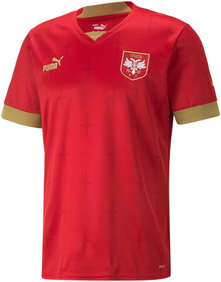 Pánský dres s krátkým rukávem Puma Srbsko 2022, domácí