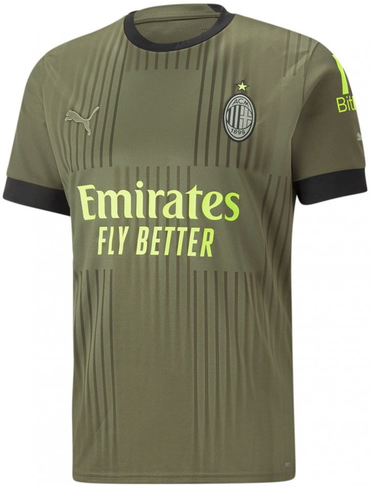 Pánský dres s krátkým rukávem Puma AC Milán 2022/23, alternativní