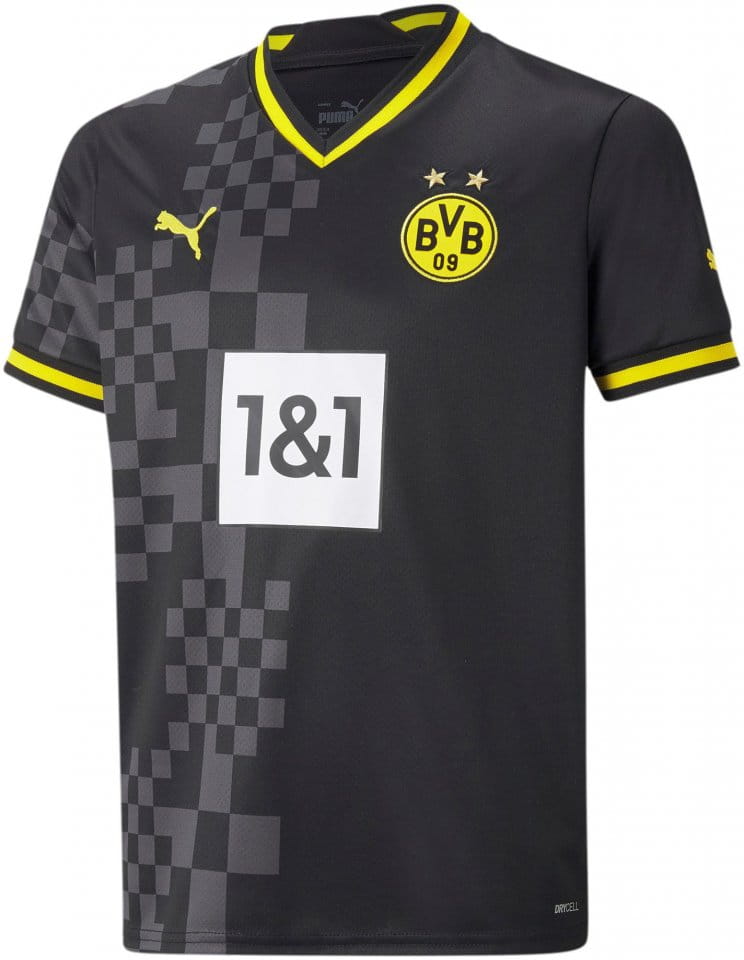 Dětský hostující dres s krátkým rukávem Puma Borussia Dortmund 2022/23
