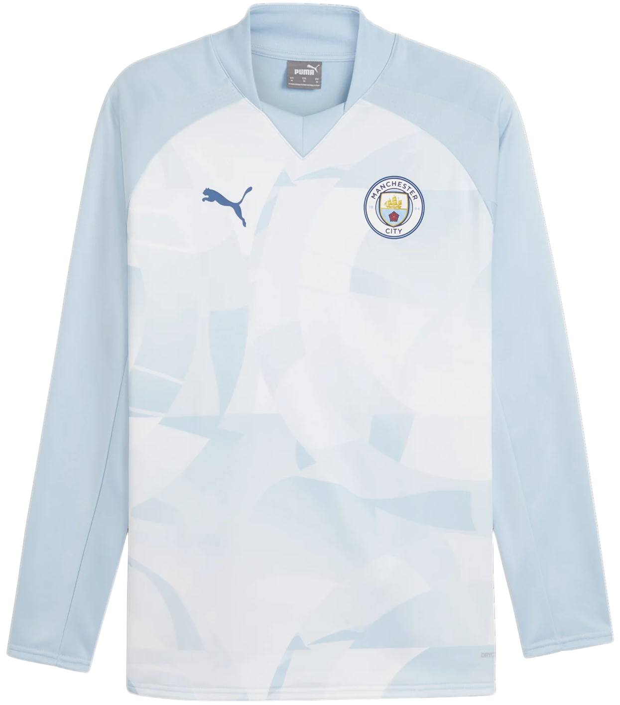 Pánské předzápasové tričko s dlouhým rukávem Puma Manchester City 2023/24