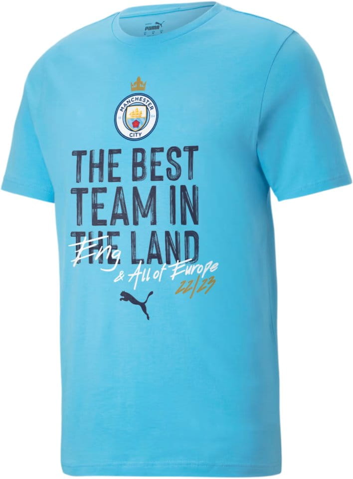 Pánské tričko s krátkým rukávem Puma Manchester City CL Champions 2022/23