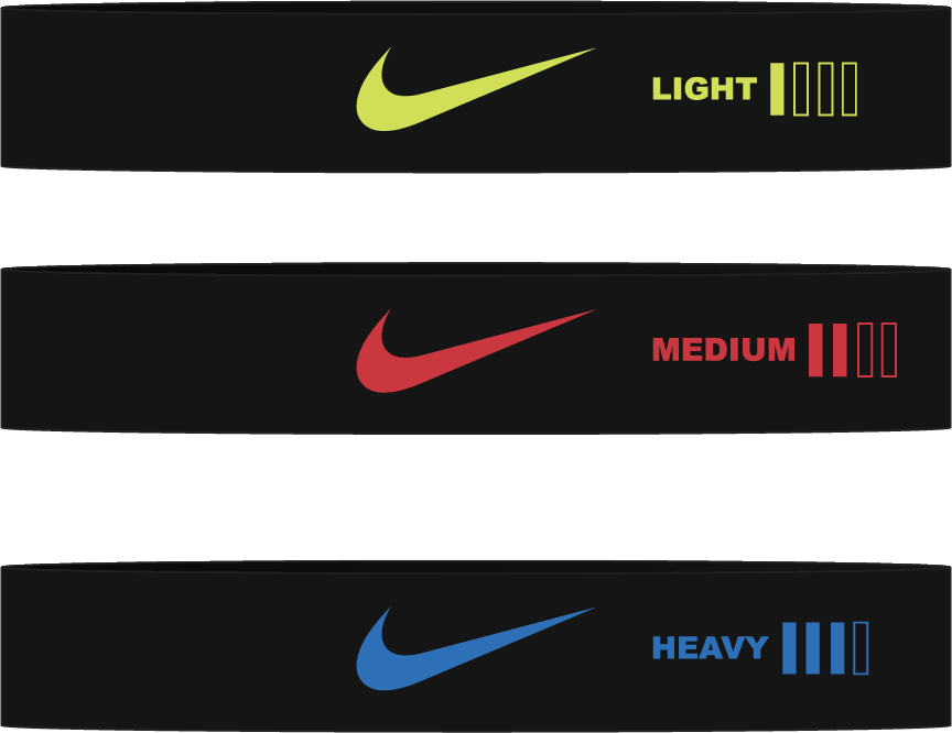 Čelenky Nike Resistance (tři kusy)