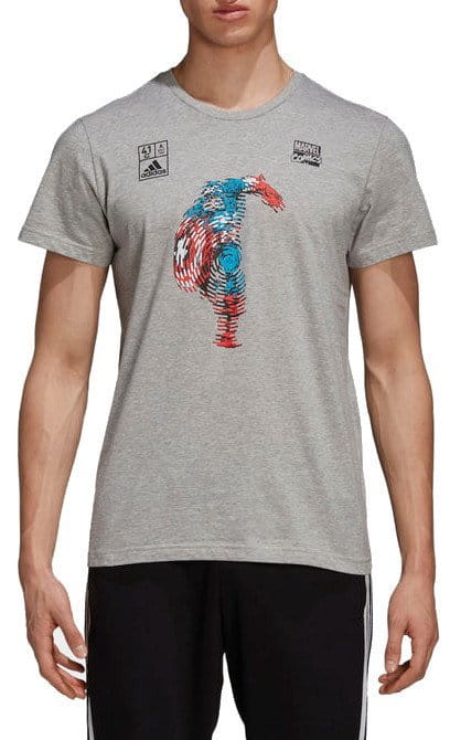 Pánské tričko s krátkým rukávem adidas Captain America - 11teamsports.cz