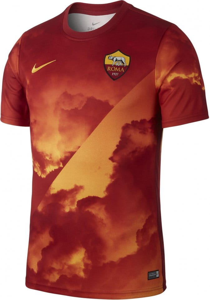 Pánský fotbalový top s krátkým rukávem Nike AS Roma