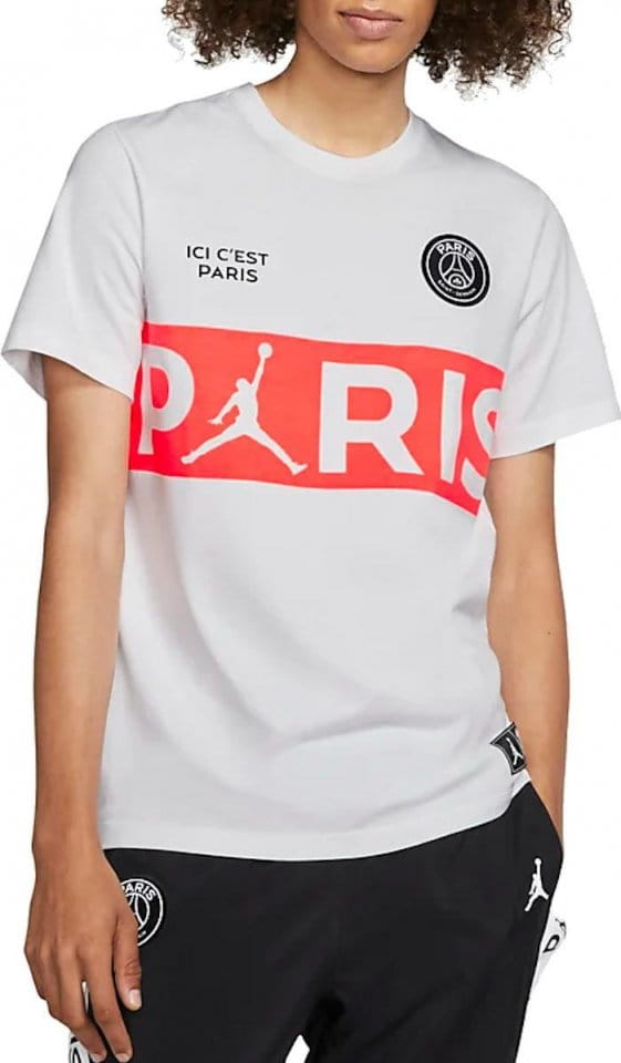 Pánské tričko s krátkým rukávem Jordan x PSG Wordmark