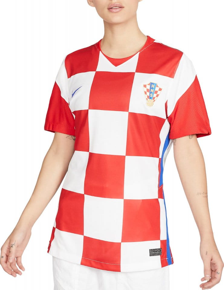 Dámský domácí fotbalový dres s krátkým rukávem Nike Chorvatsko Stadium 2020