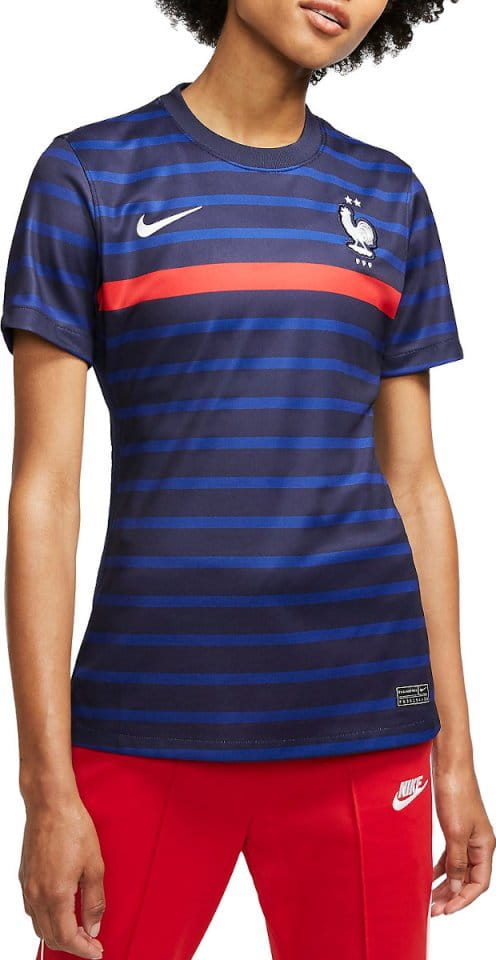 Dámský domácí fotbalový dres s krátkým rukávem Nike France Stadium 2020
