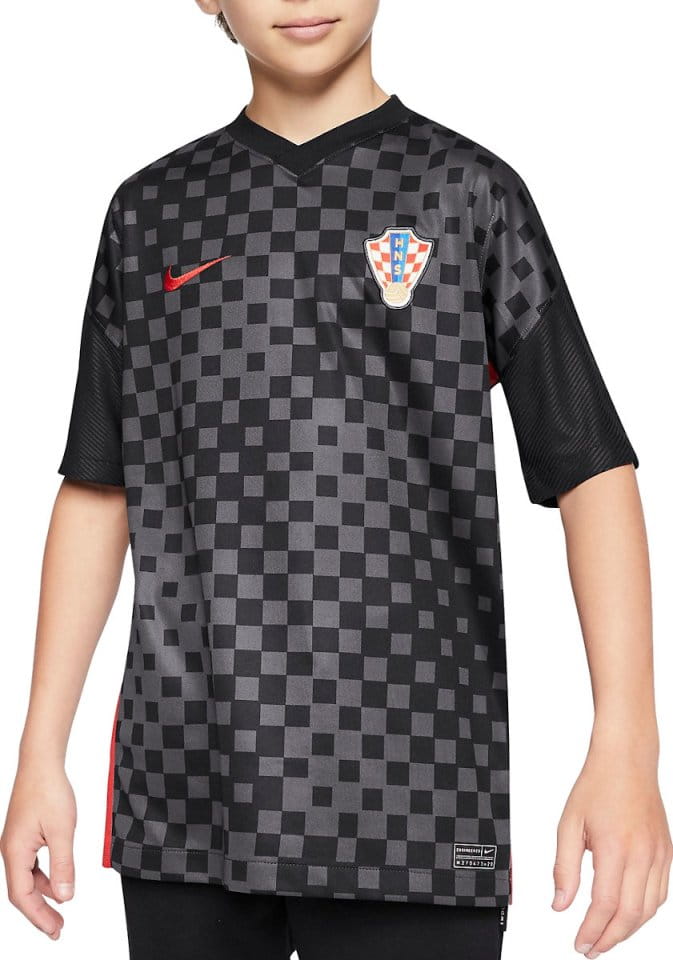 Dětský venkovní fotbalový dres s krátkým rukávem Nike Chorvatsko Stadium 2020