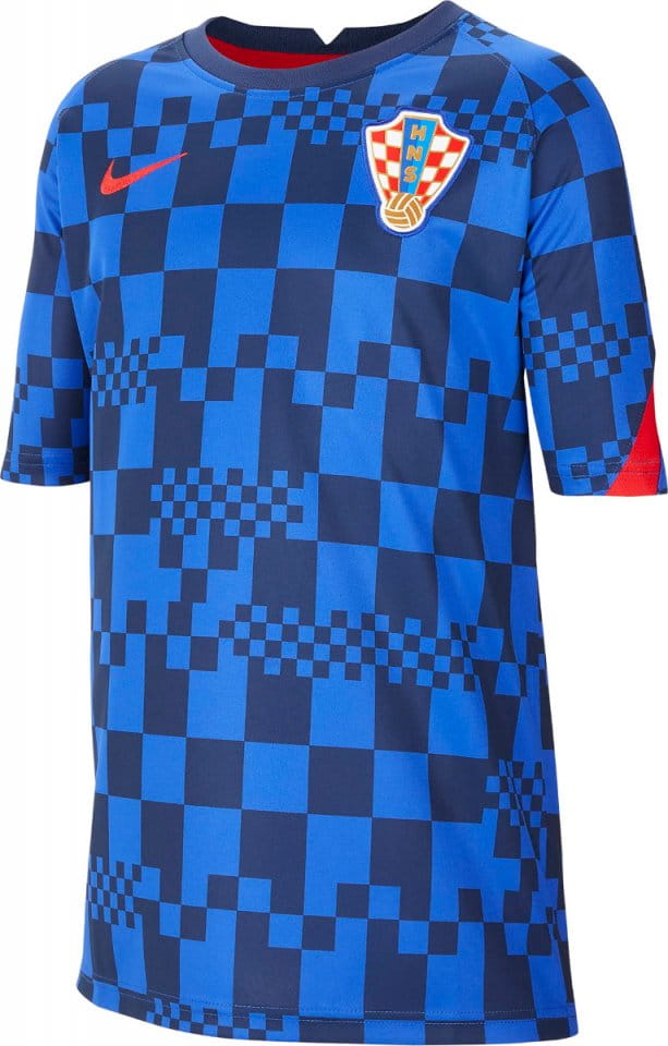 Dětské fotbalové tričko s krátkým rukávem Nike Chorvatsko