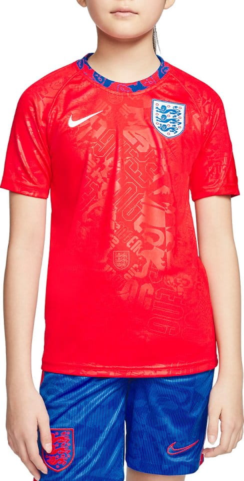 Dětské fotbalové tričko s krátkým rukávem Nike England