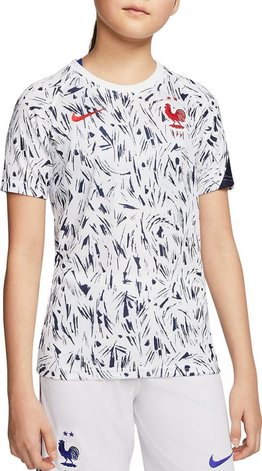 Dětské fotbalové tričko s krátkým rukávem Nike France