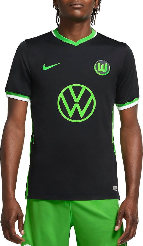 Pánský venkovní fotbalový dres s krátkým rukávem Nike VfL Wolfsburg Stadium 2020/21