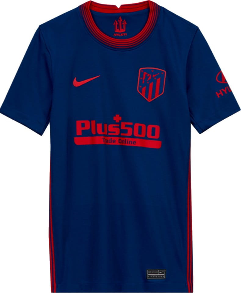 Dětský venkovní fotbalový dres s krátkým rukávem Nike Atletico Madrid Stadium 2020/21