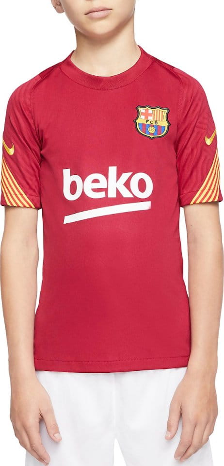 Dětské fotbalové tričko s krátkým rukávem Nike FC Barcelona Strike