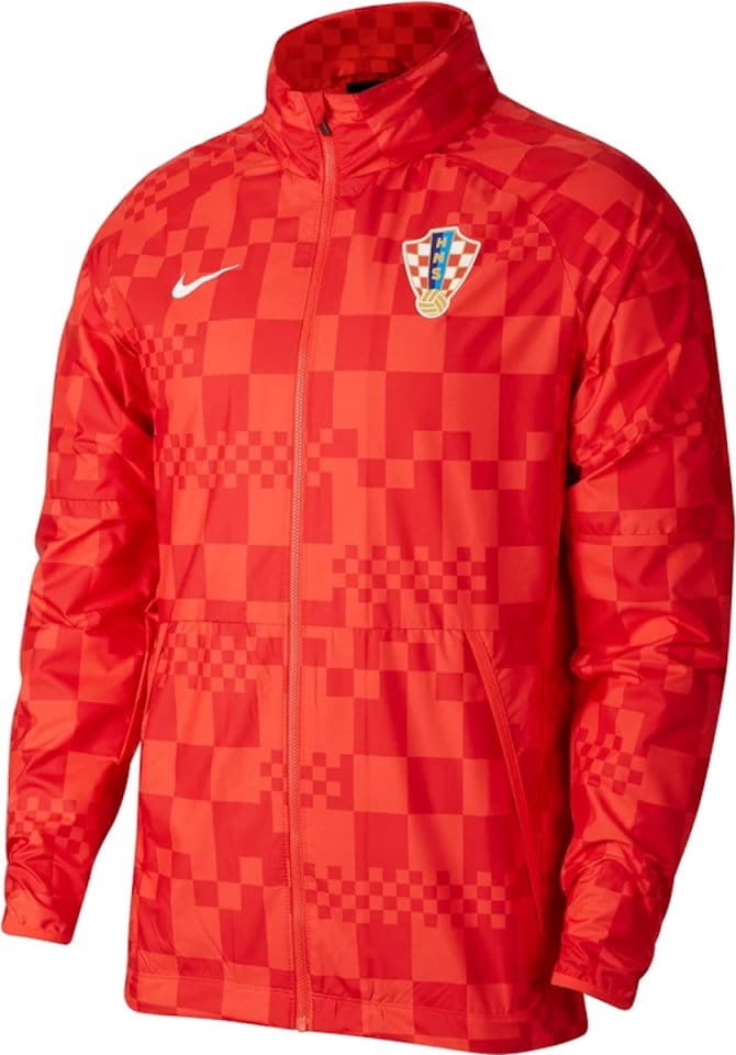 Pánská vodoodpudivá fotbalová bunda s kapucí Nike Croatia