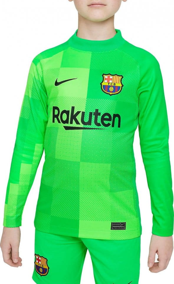 Dětský brankářský dres s dlouhým rukávem Nike FC Barcelona 2021/22 Stadium
