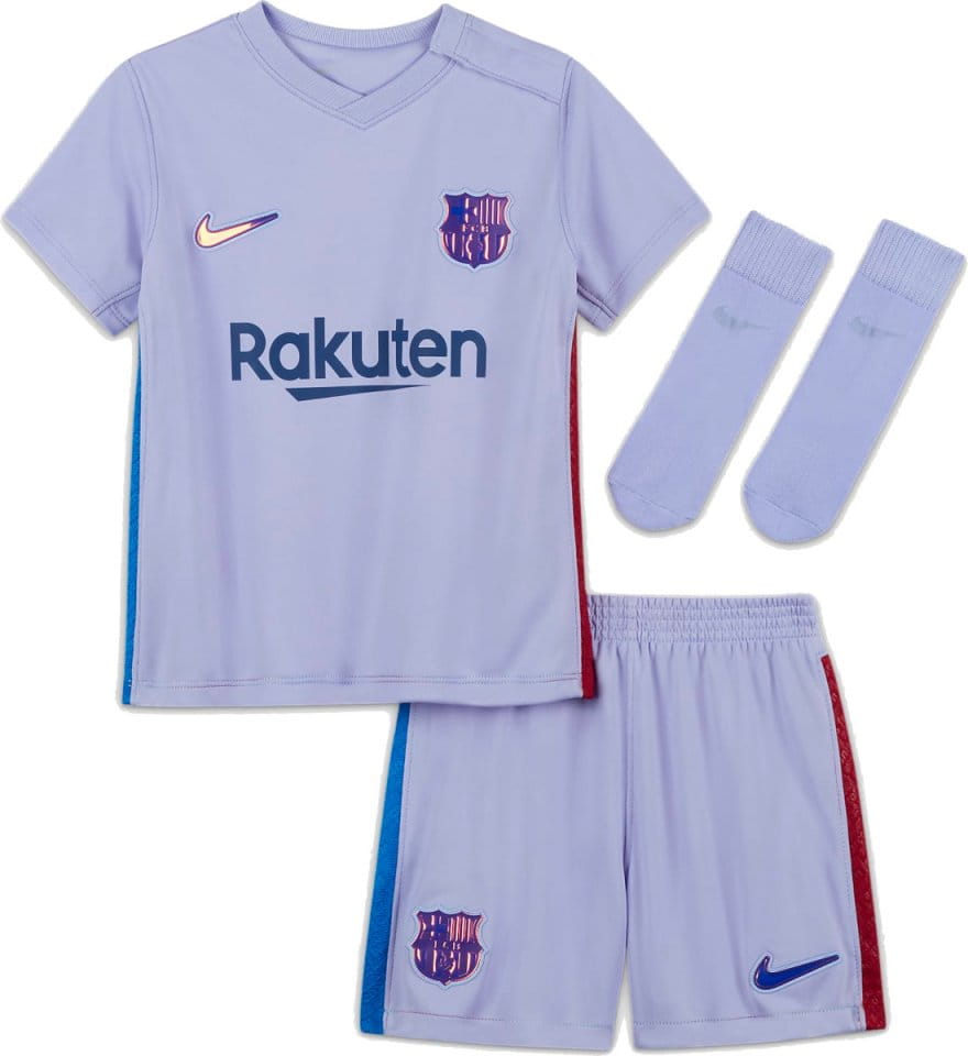 Fotbalová souprava pro kojence a batolata Nike FC Barcelona 2021/22, venkovní