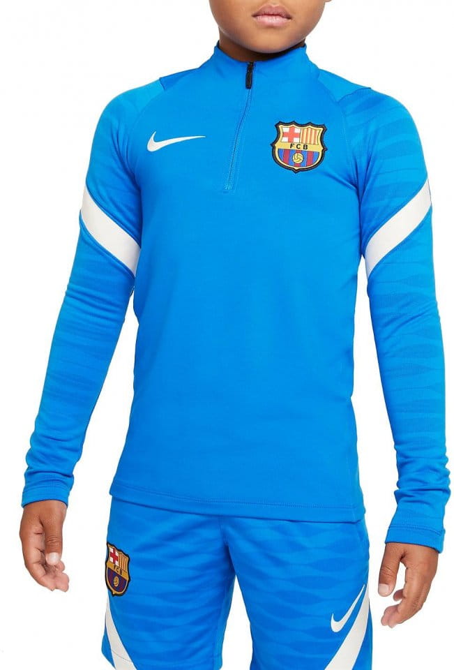 Fotbalové tréninkové tričko pro větší děti Nike FC Barcelona Strike