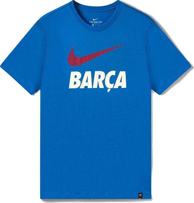Dětské tričko s krátkým rukávem Nike FC Barcelona Swoosh Club
