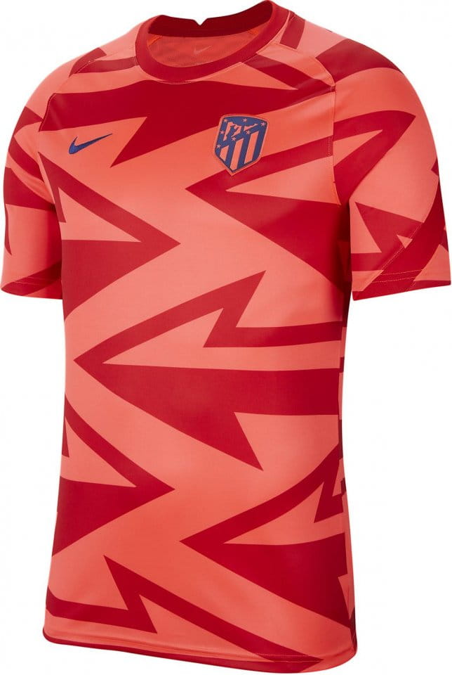Pánské předzápasové tričko s krátkým rukávem Nike Atlético Madrid