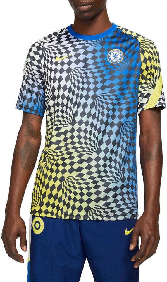 Pánské předzápasové fotbalové tričko Nike Dri-FIT Chelsea FC