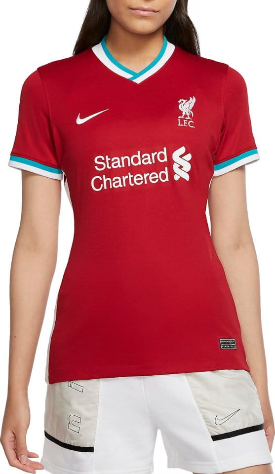 Dámský domácí fotbalový dres s krátkým rukávem Nike Liverpool FC Stadium 2020/21