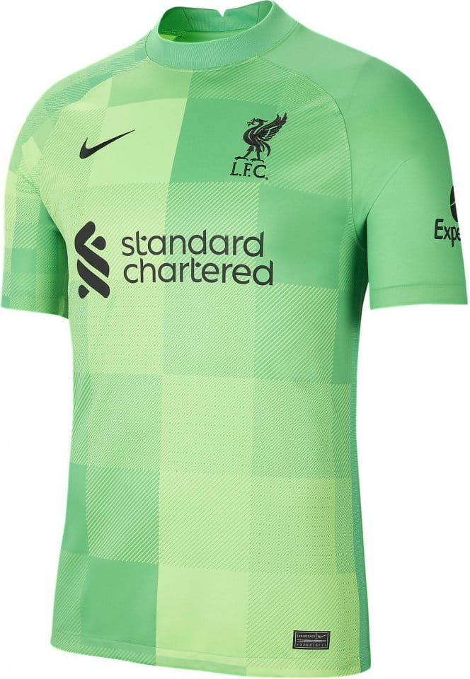 Brankářský dres s krátkým rukávem Liverpool FC Stadium 2021/22