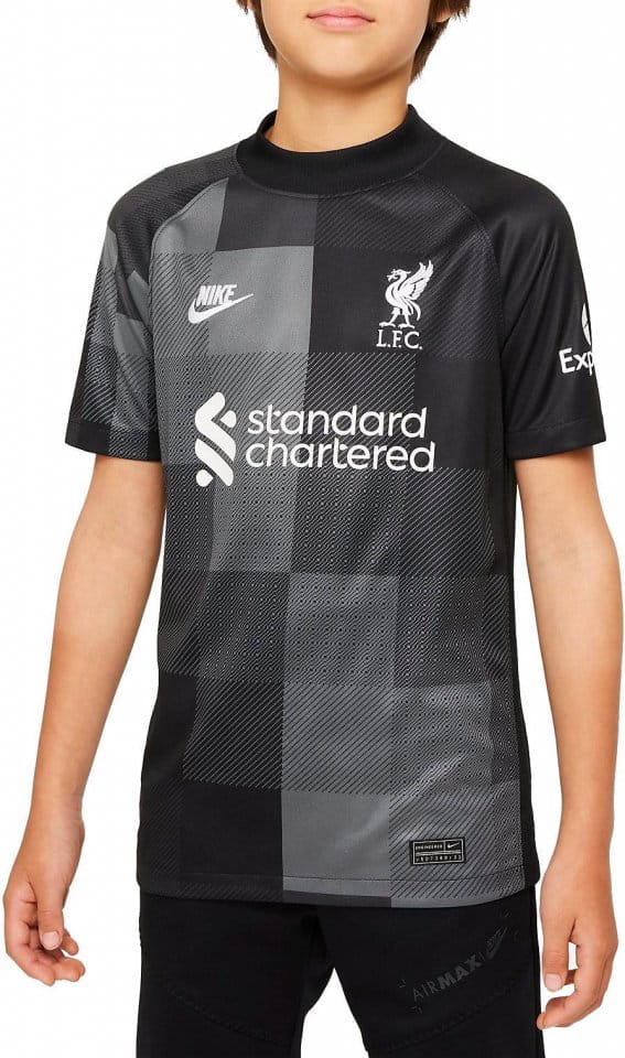 Fotbalový dres pro větší děti Nike Liverpool FC Stadium 2021/22, brankářské