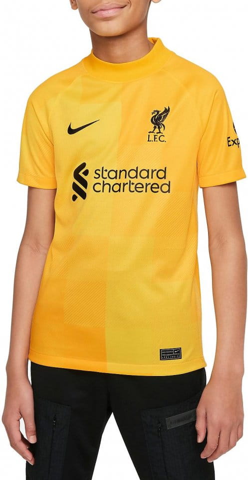 Fotbalový dres pro větší děti Nike Liverpool FC Stadium 2021/22, brankářské