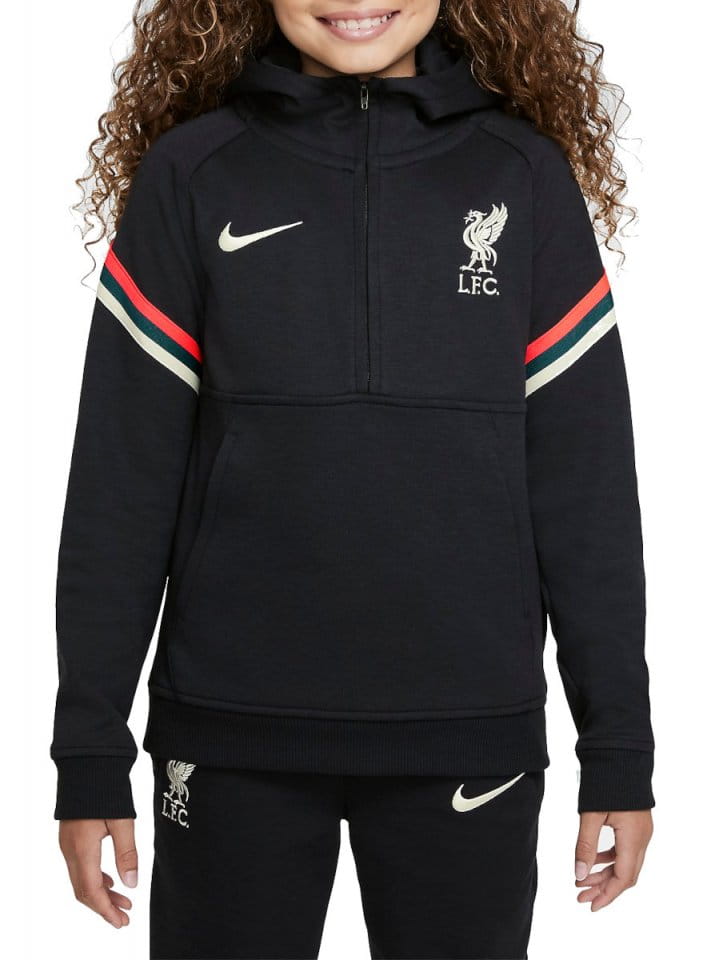Dětská fotbalová mikina s kapucí Nike Dri-FIT Liverpool FC