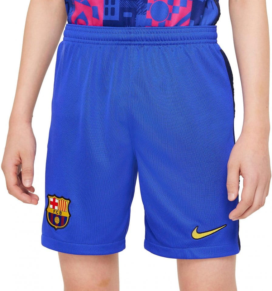 Dětské fotbalové kraťasy Nike FC Barcelona Stadium 2021/22, alternativní