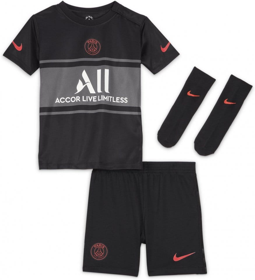 Fotbalová souprava pro kojence a batolata Nike Paris Saint-Germain FC 2021/22, alternativní