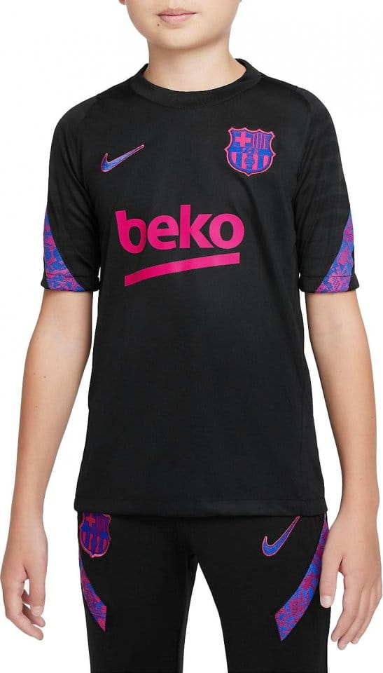 Fotbalové tričko s krátkým rukávem pro větší děti Nike Dri-FIT FC Barcelona Strike