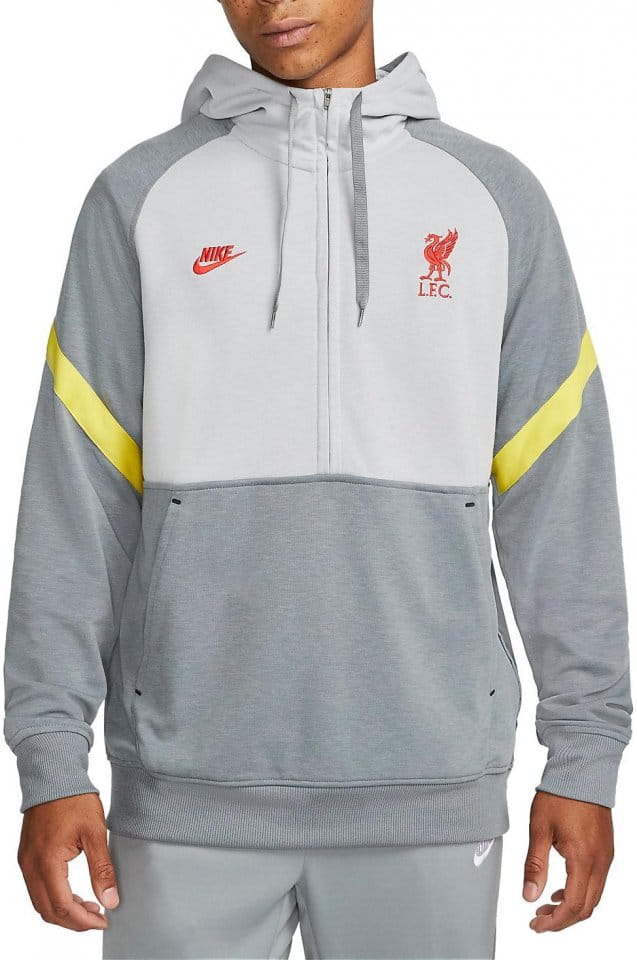 Pánská flísová fotbalová mikina s kapucí Nike Liverpool FC