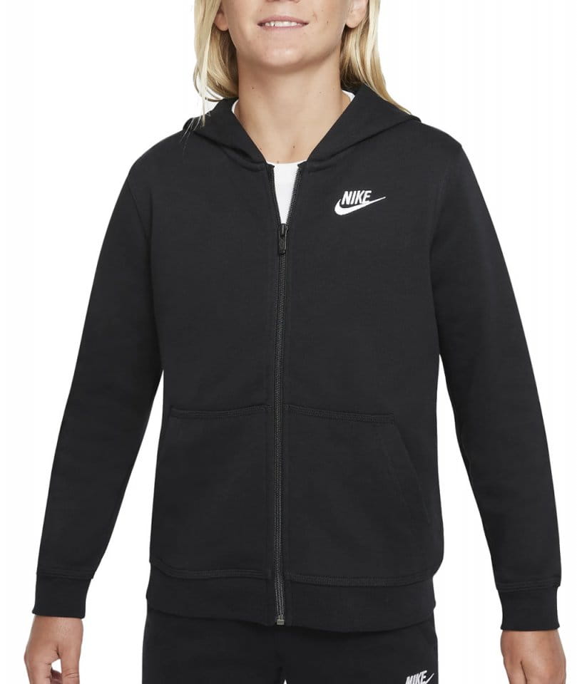 Dětská mikina s kapucí Nike Sportswear Club French Terry Full-Zip