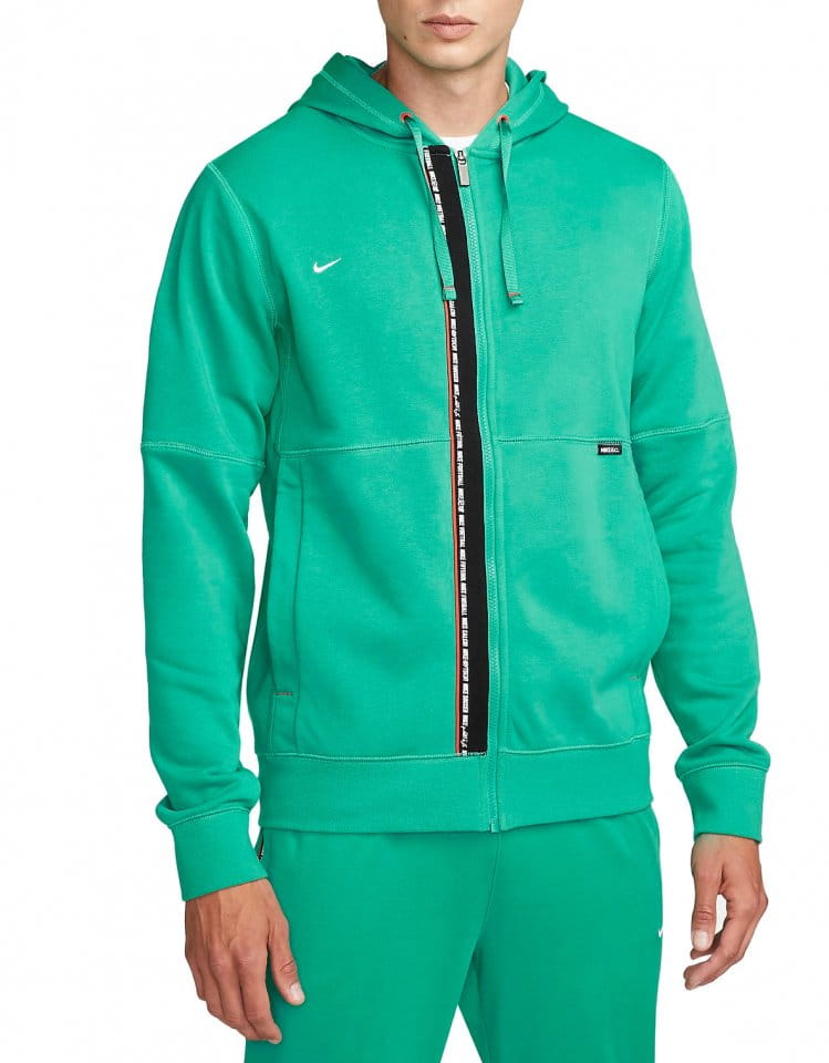 Pánská flísová fotbalová mikina s kapucí Nike F.C. Tribuna