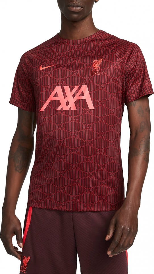 Pánské předzápasové fotbalové tričko s krátkým rukávem Nike Liverpool FC