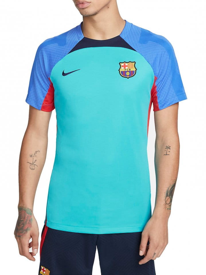Pánský fotbalový top s krátkým rukávem Nike Dri-FIT Strike FC Barcelona