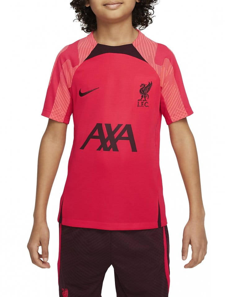 Fotbalové tričko s krátkým rukávem pro větší děti Nike Dri-FIT Liverpool Strike