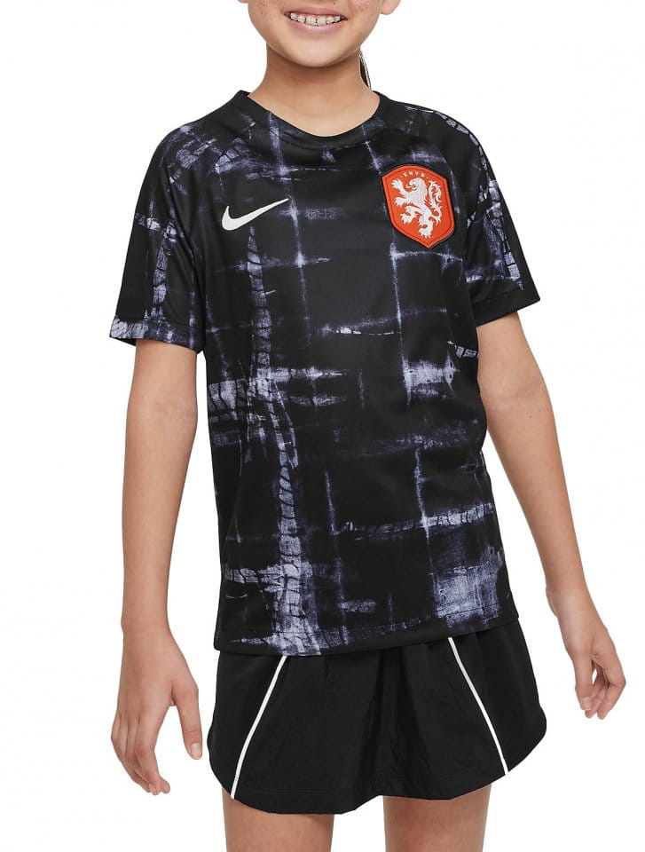 Dětské předzápasové tričko s krátkým rukávem Nike Dri-FIT KNVB