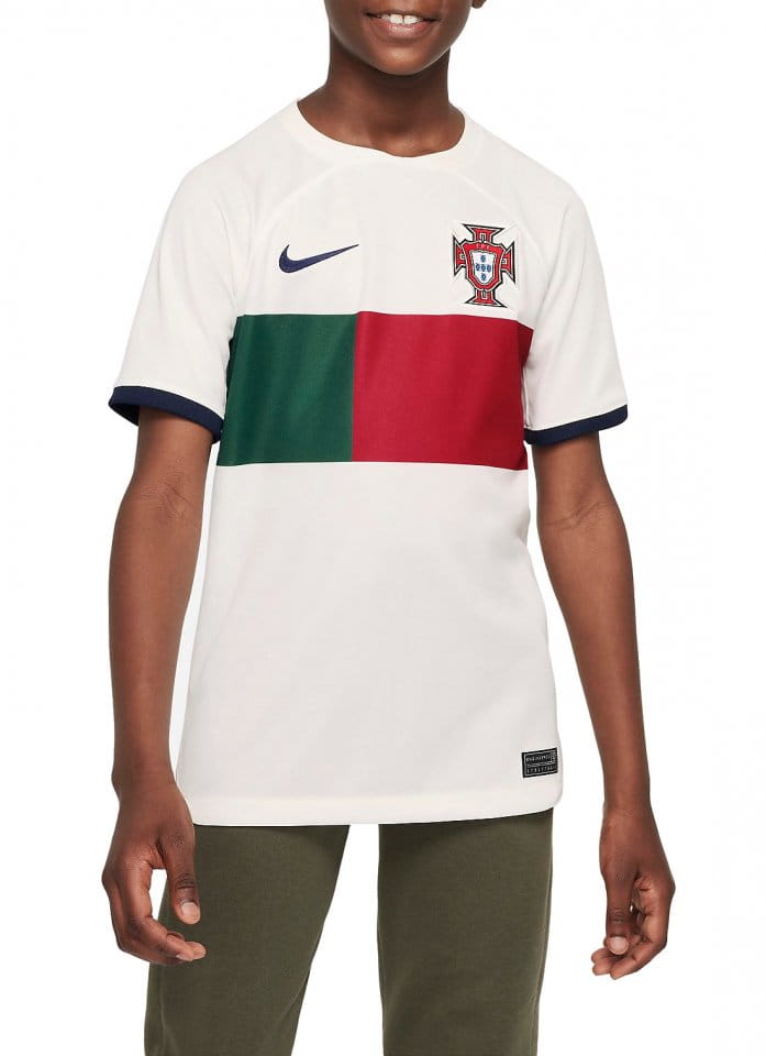 Dětský hostující dres s krátkým rukávem Nike Portugal Stadium 2022/23