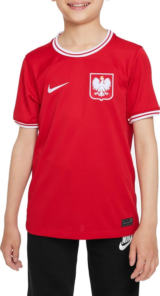 Dětský hostující dres s krátkým rukávem Nike Poland Stadium 2022/23