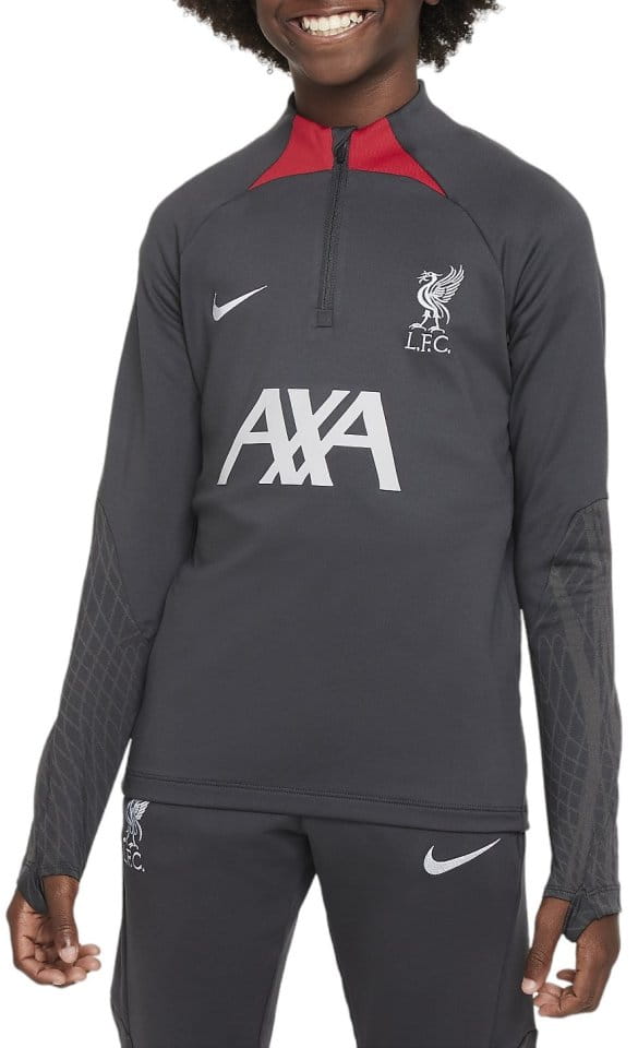 Dětské tréninkové fotbalové tričko s dlouhým rukávem Nike Dri-FIT Liverpool FC Drill